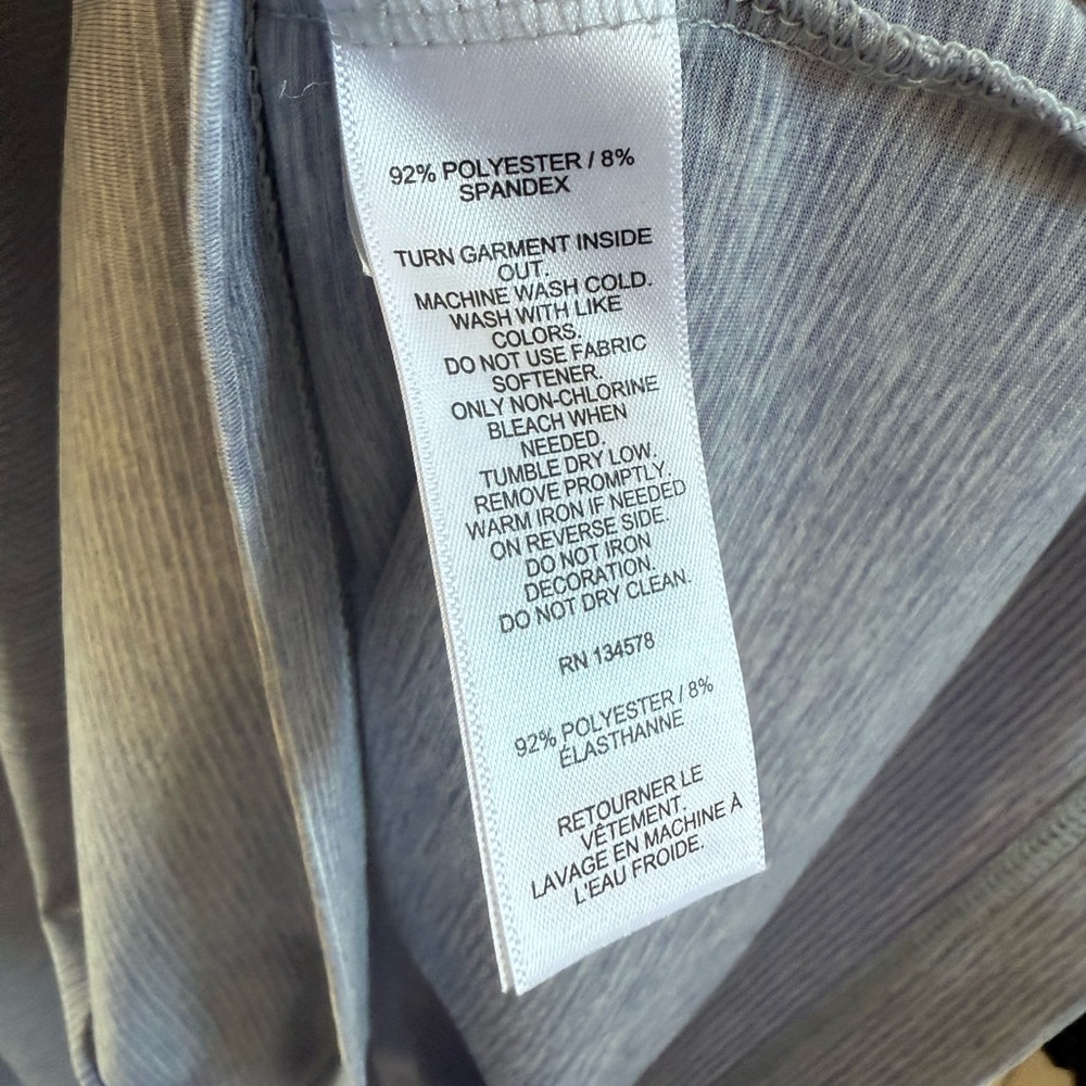 Vineyard Vines Performance Light Gray Striped Pol… - image 7